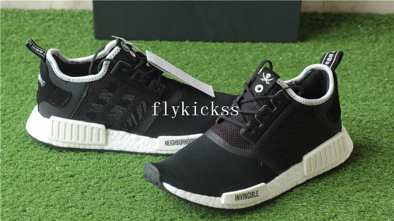 Neighborhood Invincible XAdidas NMD XR1 Black Real Boost